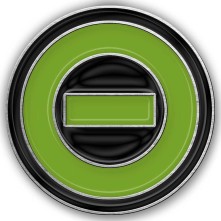 Odznak Negative Symbol